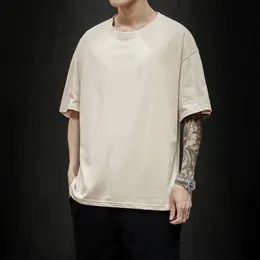 Privathinker 조밀면 남성 여름 짧은 슬리브 Tshirt 품질 cotcasual haruku t 셔츠 Tops Tee Mens 의류 240529