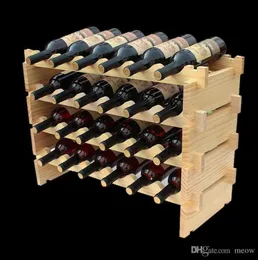  Ahşap şarap rafı diy monte şarap rafı ahşap tutucular el celpar bar kulübü için uygun 8824877