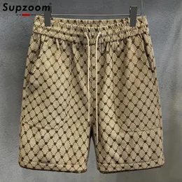 Supzoom Ankunft Sommer Lose von männlich Casual Top Fashion High Street Sense Cross Cross Shorts Männer 240529