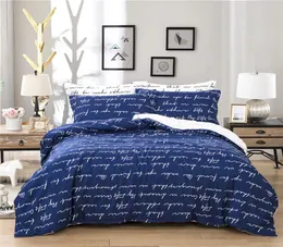 Love Letter Printed Bedding Suit Quilt Cover 3 Pics Duvet Cover High Quality Bedding Sets Bedding Supplies Home Textiles9290650