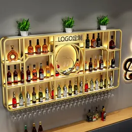Metall Display Bar Cabinet Club Whisky Gewerbeflasche Moderne Weinschränke Kellerindustrie Cremalheira de Vinho Clubmöbel