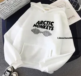 Männer039s Hoodies Sweatshirts Harajuku Arctic Monkeys Sound Welle gedruckt Männer Frauen Streetwear Hip Hop Übergroße Sweatshirt Pull6564143
