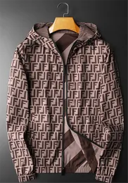 The correct version of Mon's men's waterproof hooded zipper versatile top sports casual jacket trench coat