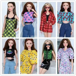Doll Apparel New Design Clothing Set / 30cm Dollkläder Summer Wear Suit Outfit för 1/6 Xinyi Fr St Mengfan Dollkläder / Xmas Y240529