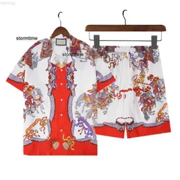 Summer Men Hawaii Shirts Button Lapel Cardigan Camiseta de Manga Corta Bodas de Camisa de Gran Tamano Tops Diseno 00