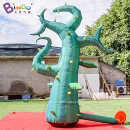 6mh (20 pés) com soprador de brinquedos de árvores espaciais personalizadas de brinquedos esportivos de plantas artificiais para decoração de eventos de festas