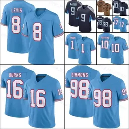 Ridley DeAndre Hopkins Fußballtrikot Treylon Burks Tony Pollard Jeffery Simmons Eddie George Steve McNair L'Jarius Sneed Tyjae Spears JC Latham Rudolph