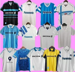 Retro Marseilles Drogba L. Blanc Soccer Jerseys 1990 1991 1992 1993 1998 2009 2000 2003 2004 2005 2006 Ribery BARTHEZ RAVANELLI GALLAS DROGBA DEAILLY Piłka nożna