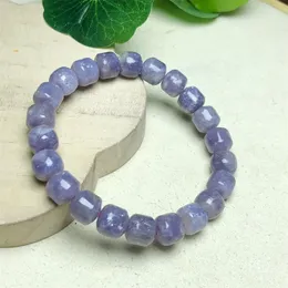 Natural Plum Blossom Tourmaline Bracele Round Beads Strand Bracelet Jewelry Women Men Healing Energy Jewelry LoversGift 1pcs 240529