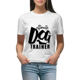 T-shirt Blouse Women Polos Dog Trainer Kawaii Roupas Graphics Woman T-shirts