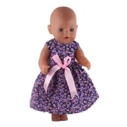 Odzież Dollowa bezpłatna wysyłka Nowy styl popularne ubrania pasują do 18 -calowej amerykańskiej lalki 43 cm lalka dla dzieci Najlepszy prezent dla dzieci B21 Y240529