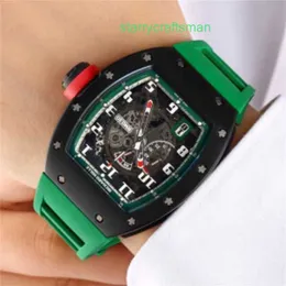 Richamills tittar på RM Tourbillon Wristwatch Sports Watch RM030 Black Ceramic Limited Edition Men's Fashion Leisure Business Sports Machinery Watch Wn-Zwo6