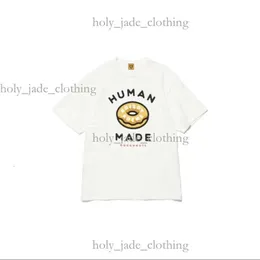 Human Make Shirt Designer T Shirt Fun Print Bamboo Bawełny krótkie rękawowe koszulka dla mężczyzn Kobiety Wysokiej jakości odzież Make Brand Man i Weman T Shirt 514