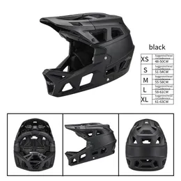 Full Face Helmet Kids Full Face Bicycle Helmet Detachable Chin