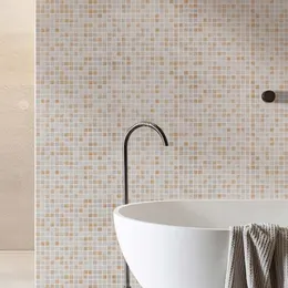 3D Pass Mosaic Tiles Wallpaper Tile للديكور الداخلي الحمام المطبخ البلاط ملصقات ملصقات الجدار المقاوم للماء 240530