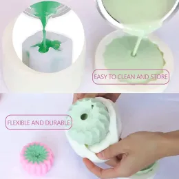 Sukkulente Formen Silikonkerzenformen 3D -Blumen -Epoxidharz -Gussformen Kaktus Clay Form DIY Kerzenseife Kuchen Dekor Schokolade