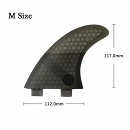 Upsurf FCS Fins M+GL 5 핀 세트 G5 스러스터+트윈 리어 핀 Honeycomb Fiber Performance Core Surfboard Fins Quilhas Surf 5 Fin