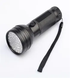 Epacket 395nM 51LED UV Ultraviolet flashlights LED Blacklight Torch light Lighting Lamp Aluminum Shell22089368124