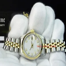 Sapphire Luxury Watch 18KT Gold 26 36 36 41 mm Mens White Diamond 79173 Automatische Damen Frauen Paar Uhren 231U