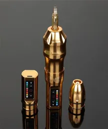 2 Batteria Exo Wireless Tattoo Pen Machine potente Motore coreless per artisti a carico di litio 2202243027600