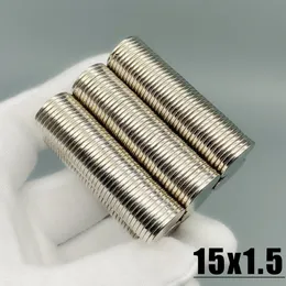 50pcs 19mm X 1.5mm Round Neodymium Magnets – N48 Rare Earth Discs, Nickel Coated, LAVA Brand