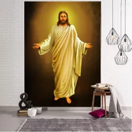 タペストリーキリスト教の魅力イエスポー背景装飾神の信仰の息子タペストリー