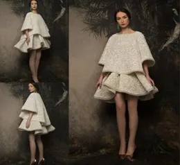 Krikor Jabotian 2020 Neue Mode zweiteilige Abendkleider Boot Hals sexy Abschlussball Kleid maßgeschneiderte Spitze formelle Kleider 150555566650