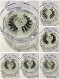 3D False Eyelashes Handgjorda mjuka långa falska 3D Mink Eyelash Eye Lashes Eye Makeup Eyelashs förlängning Instock Ship Out Within 1 Day1855191