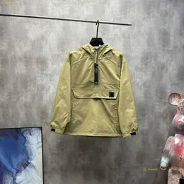 Stones Islandes Erkekler Grapestone Dış Ceket İtalya Tasarımcı Taşlar Rozet Zipper Ceket Gevşek Stil Sonbahar/Kış Erkekler En İyi Cp High Street Topstoney Giyim 422