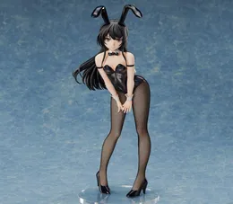 40cm Anime Rascal Does Not Dream of Bunny Girl Senpai Sakurajima Mai Sexy Girl Anime Pvc Action Figures Toy Anime Figure Gifts Q051252093