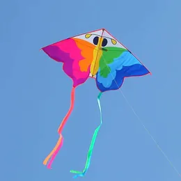 Uçurtma Aksesuarları Yongjians Güzel ve renkli kelebek uçurtma, 100 metrelik bir String Hediye WX5.29 sağlayan çocuklar veya yetişkinler için açık hava oyuncak olarak uçmak kolaydır