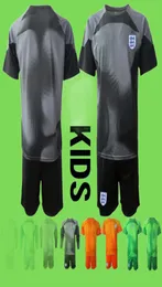 22 23 أطفال حارس مرمى كرة القدم جيرسي إنجلترا بيكفورد فريق ملابس الأطفال الرضيع الأسود الأصفر البرتقالي الأخضر بيكر فيرجيلس فوت 4262337