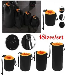 أكياس التخزين 4Sizessets Camera Lens Bage Bag مقاومة للماء Protector 9058920