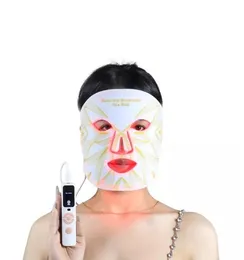 Pon Skin Rejuvenation Beauty Instrument Flexible silicone infrared Mask Skin Care Red Light Therapy Led Face Mask7165440