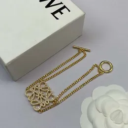Armband Designer Schmuck Luo Feng High-End-Feeling Full Diamond Geometrische Halskette Licht Luxus vielseitiges Internet Promi Instagram Frauenbracelet