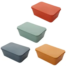 Bento Box aus Weizen Home Kühlschrank Organisator Lunchbox für Büroangestellte gemischte Getreide und getrocknete Obstbox