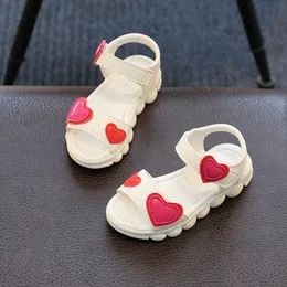 Sandalias New Children for Girls Korean Fashion Open Toe Anti Slip Beach Sandals Casual Comfortable Soft Sole Kids Shoes