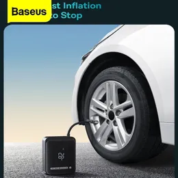 Baseus Car Jump Starter 2-in-1 휴대용 비상 시작 파워 12V 자동차 부스터 인플레이터 펌프 대용량 자동차 공기 압축기
