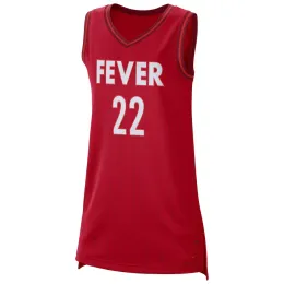 2024 Anpassad 22 Caitlin Clark Jersey Unisex Indiana Fever Caitlin Clark Red 2024 Draft Rebel Edition Victory Player Jersey