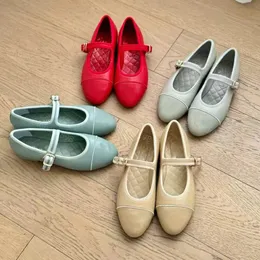 Baletowe buty nowe kobiety sukienki but but najwyższej jakości Mary Jane Balet Flats okrągłe sandały klasyczne buckl bydła wieczorna impreza luksusowe designerskie mokasyny taneczne