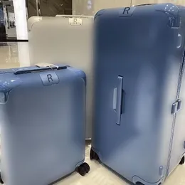 Designer Luxury Luggage Conjunto 2024 com bloqueio de combinação de grande capacidade e rolamento - bolsa de viagem elegante e mala