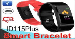 ID115 Bluetooth Smart Band Band Band Band Tracker Bluetooth 40 Wristband Step Counter Sleep Monitor Bracelet Sport P3351658