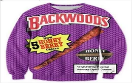 2020 en yeni moda unisex sweatshirt backwoods bal berry komik 3d baskı crewneck sweatshirt erkek kadın tarzı kazaklar wy01830555518