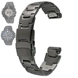 Stainless Steel Strap For Casio Prg-300 prw-6000 prw-6100 prw-3000 prw-3100 Watch Bands T190620 246t