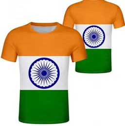 Indien T Shirt DIY Custom Made Name Nummer Ind tshirt Nation Flagge Hindi Country Republic Indian College Print Po Clothes8655811