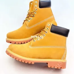 Designer Boot Timbelands Martin Boots Snow Rain 10A di alta qualità Mens Womans Govle Winter Booties Leather Outdoors Explore Shoot Cash Cash Shoes