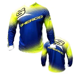 Tops Bicycle bmx motocross Jersey downhill jersey MX cycling mountain bike DH maillot ciclismo hombre enduro quick drying 220614