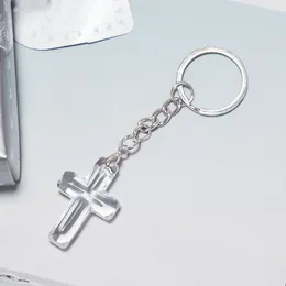 Вечеринка 5/6-PCS Clear Crystal Cross Checken с подарочной коробкой, упакованной для детского крещения свадебный день рождения свадебный душ.