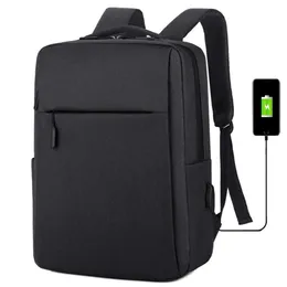 Geschäft mit USB -Oberfläche für Arbeit, Ladecomputertasche, modische und vielseitige Student -Rucksack, Freizeit -Rucksack