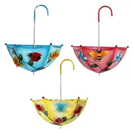 Other Bird Supplies Hanging Feeder Umbrella Shaped Unique Garden Decoration Food Container For Yard Lawn Balcony Patio